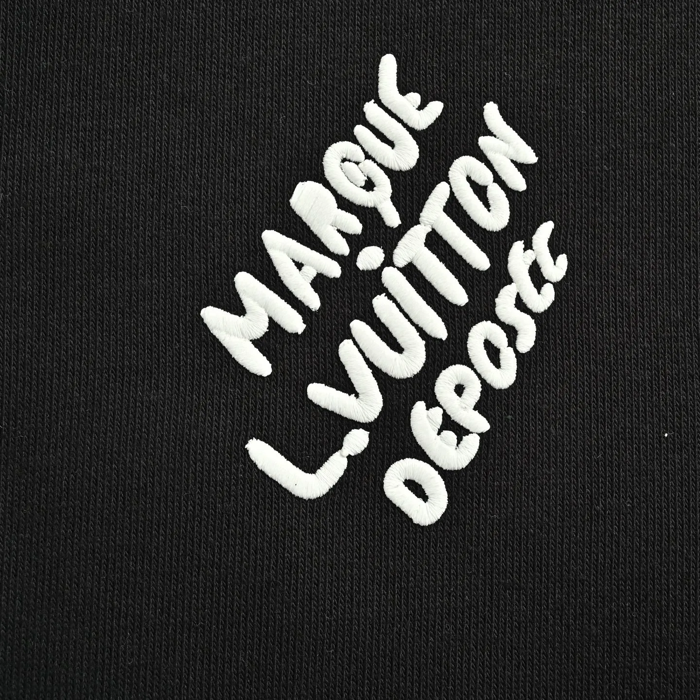 Louis Vuitton/Louis Vuitton letter embroidered patchwork baseball jacket